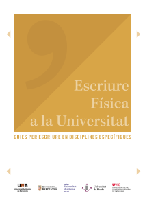 Escriure Física a la Universitat