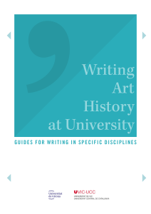 Writing Art History at University