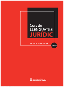 Curs de llenguatge jurídic (2a edició)