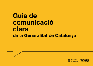 Guia de comunicació clara de la Generalitat de Catalunya (2025)